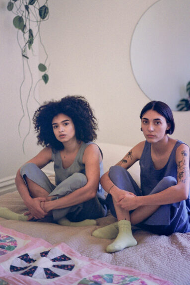 Linen pj women set | Nightwear | Sustainable clothing | ManInTheStudio