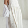 Sleeveless striped linen smock dress | Dress | Sustainable clothing | ManInTheStudio
