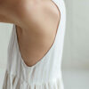 Sleeveless striped linen smock dress - Image 2