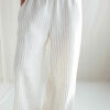 Loose wide leg linen trousers - Image 6