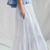 LINEN RUFFLE MAXI SKIRT | Skirts | Sustainable clothing | ManInTheStudio