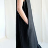 Black linen slip dress - Image 4