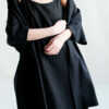 Black linen slip dress - Image 6