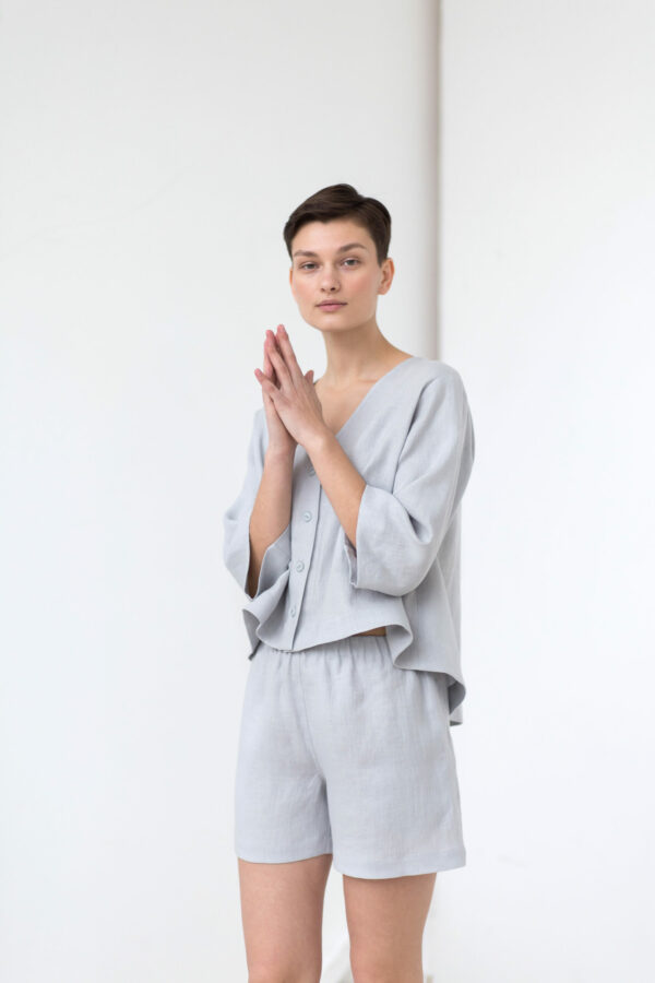 Linen summer 2 piece suit | Homewear | Sustainable clothing | ManInTheStudio