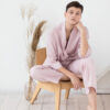 Linen women's 3 piece loungewear set - Image 2
