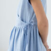 Linen short sleeve wrap dress - Image 5