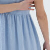 Linen short sleeve wrap dress - Image 6