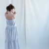 Floral organic cotton tiered maxi dress - Image 4