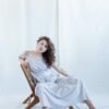 Floral organic cotton tiered maxi dress | Dress | Sustainable clothing | ManInTheStudio