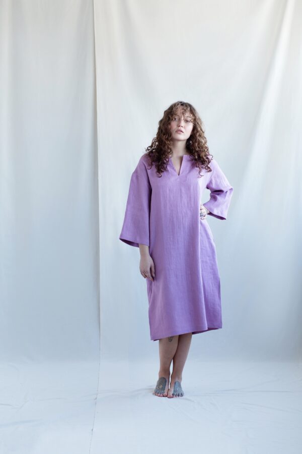 Linen loose fit kaftan dress | Dress | Sustainable clothing | ManInTheStudio