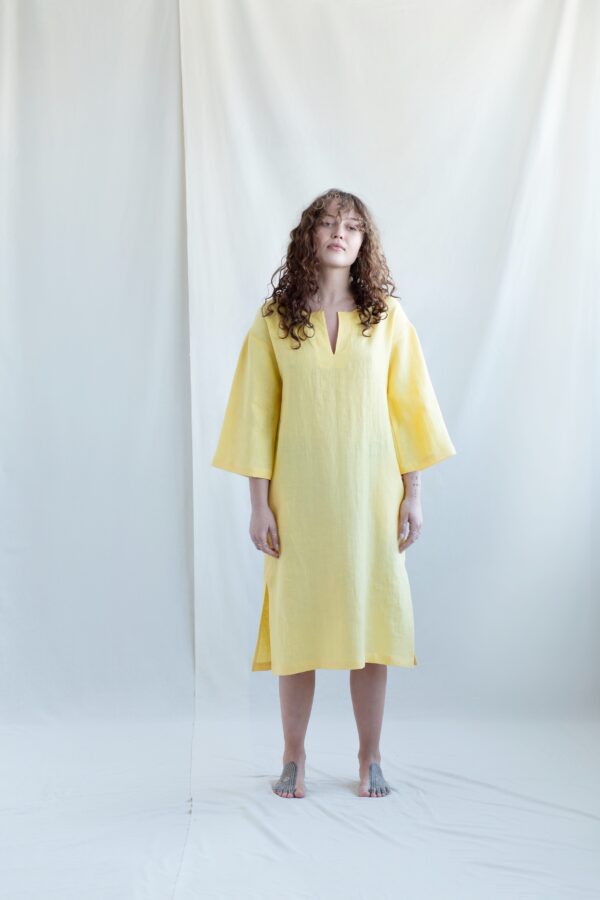 Linen loose fit summer dress | Dress | Sustainable clothing | ManInTheStudio
