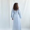 Long linen kimono style loungewear robe - Image 2