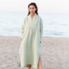 Linen long sleeve kaftan dress s | Dress | Sustainable clothing | ManInTheStudio
