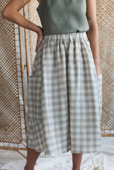 Linen A-line voluminous skirt ​| Skirts | Sustainable clothing | ManInTheStudio