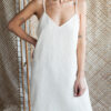 Ivory linen slip dress​ | Dress | Sustainable clothing | ManInTheStudio