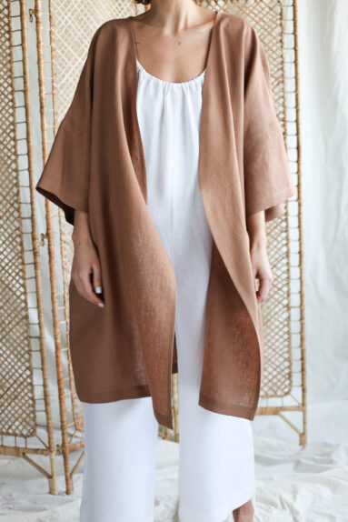 Oversized hazel linen cardigan jacket ​ ​| Jacket | Sustainable clothing | ManInTheStudio