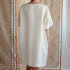 Loose short wide sleeves linen tunic dress - Image 3