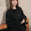 Black linen oversized coat - Image 7