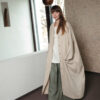 Hunter green maxi linen skirt - Image 8