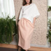 Oversized white linen blouse - Image 8