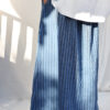 Maxi striped linen elasticated waist skirt - Image 3