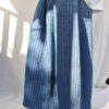 Maxi striped linen elasticated waist skirt - Image 4