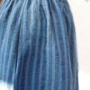 Maxi striped linen elasticated waist skirt - Image 7