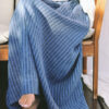 Maxi striped linen elasticated waist skirt - Image 8